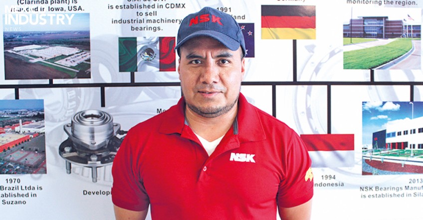 Felipe Martínez, de NSK, fomenta el crecimiento y superación laboral