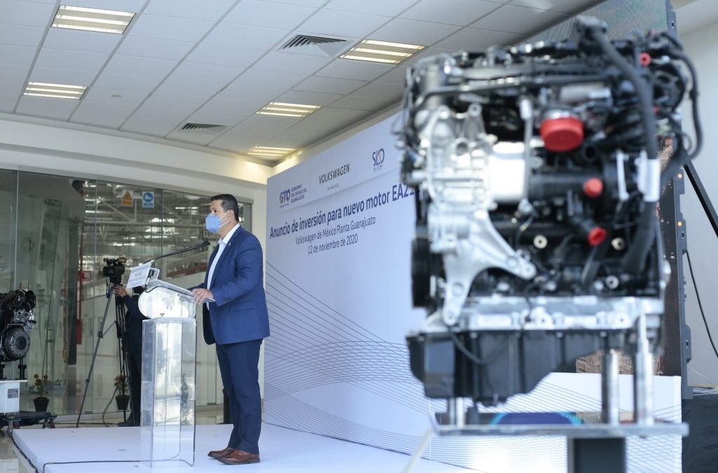 Anuncia Volkswagen México más de 233 millones de dólares en Guanajuato.