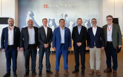 Anuncia Nestlé Purina nueva inversión por 2 mil millones de pesos en Guanajuato Puerto Interior.