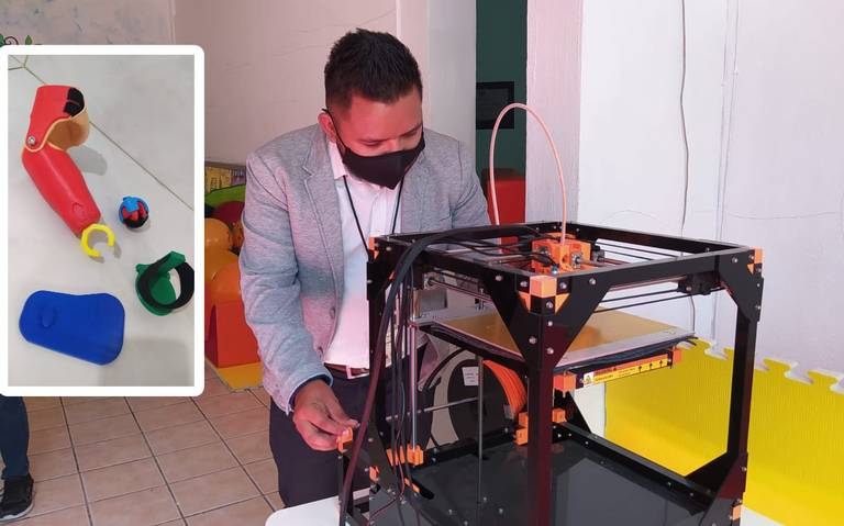 Tom Aguilar diseña prótesis para niños con impresión 3D