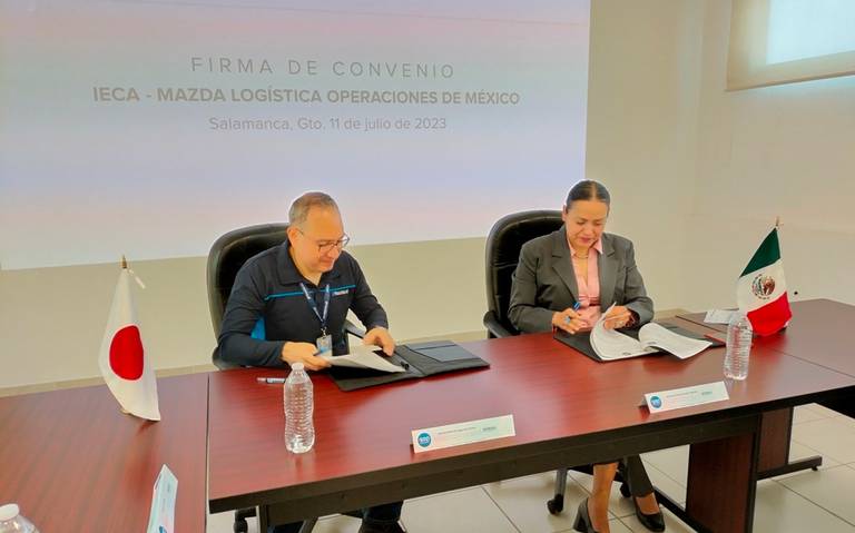 Formaliza IECA acuerdo de capacitacion para Mazda Logística