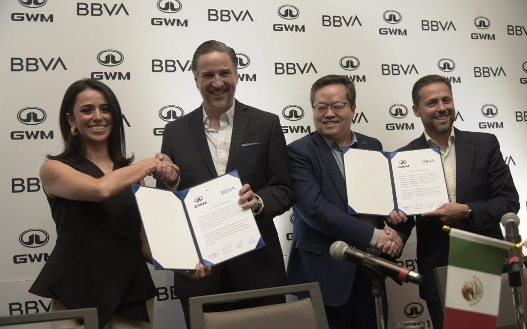 BBVA México establece alianza con la armadora de autos china Great Wall Motor y presentan GWM Finance