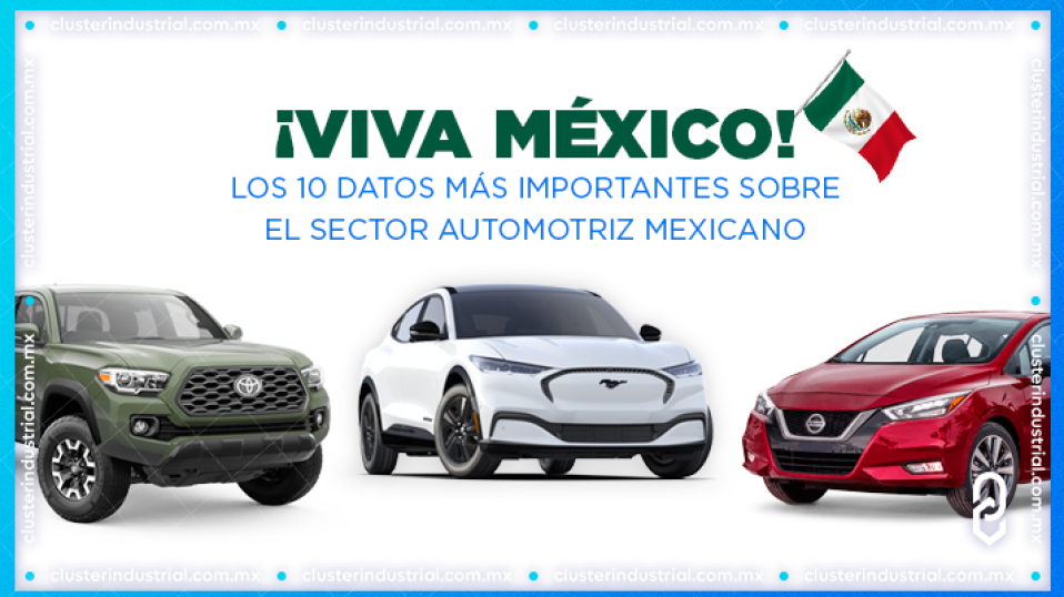 ¡Viva México! Los 10 datos más importantes sobre el Sector Automotriz mexicano
