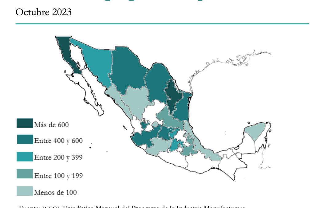 Presentan panorama de empresas IMMEX en México y el Bajío