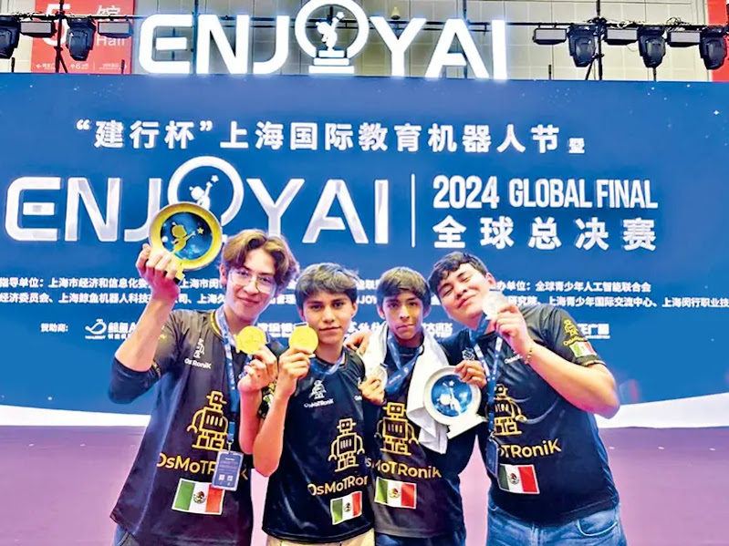 Certamen en China: Guanajuatenses se llevan mundial de IA