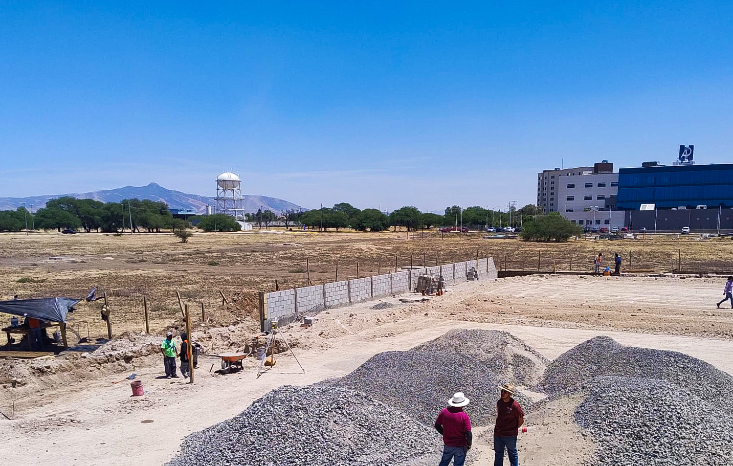 Avanza construcción del Centro de Verificación Vehicular en Guanajuato Puerto Interior
