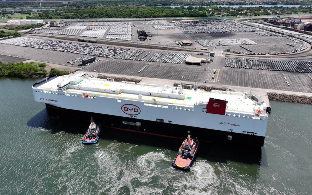 ¿Qué marcas impulsaron el 6% de crecimiento en Lázaro Cárdenas? GM, Toyota y BYD dominan el puerto