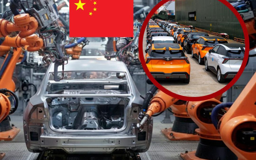 China hace más dinero vendiendo autos que la economía entera de 193 países. Fabrica un auto por minuto