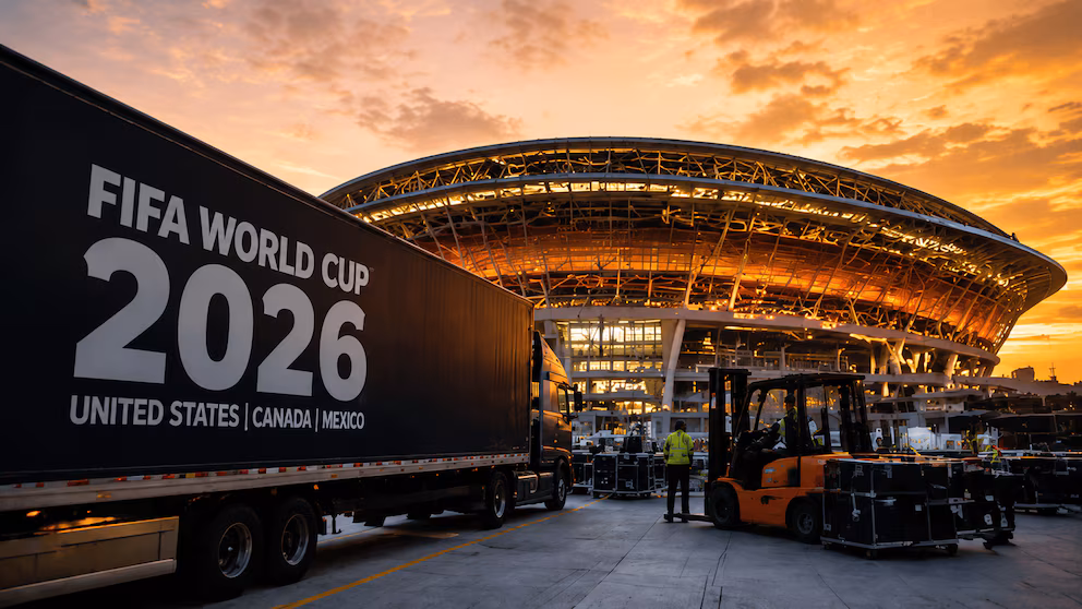 Cómo la logística sostiene el Mundial 2026 en Estados Unidos, México y Canadá