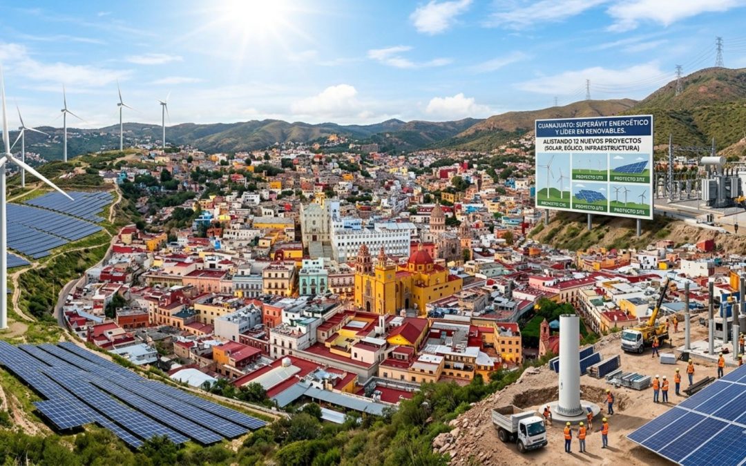 Guanajuato tiene superávit energético y alista 12 nuevos proyectos