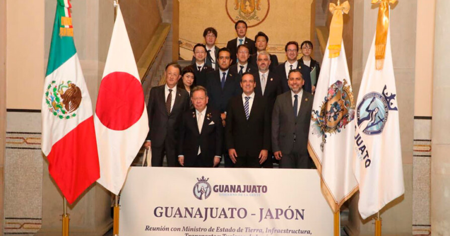 Ministro de Estado de Tierra, Infraestructura, Transporte y Turismo de Japón visita el estado de Guanajuato